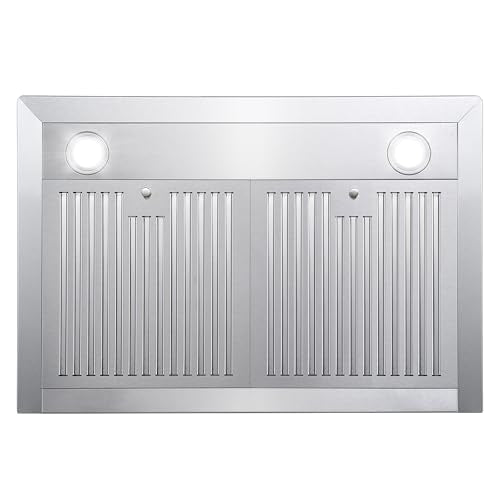 30 in. Collection 380 CFM Ducted Wall Mount Range Hood, Touch Controls, LED Lights, Stainless Steel