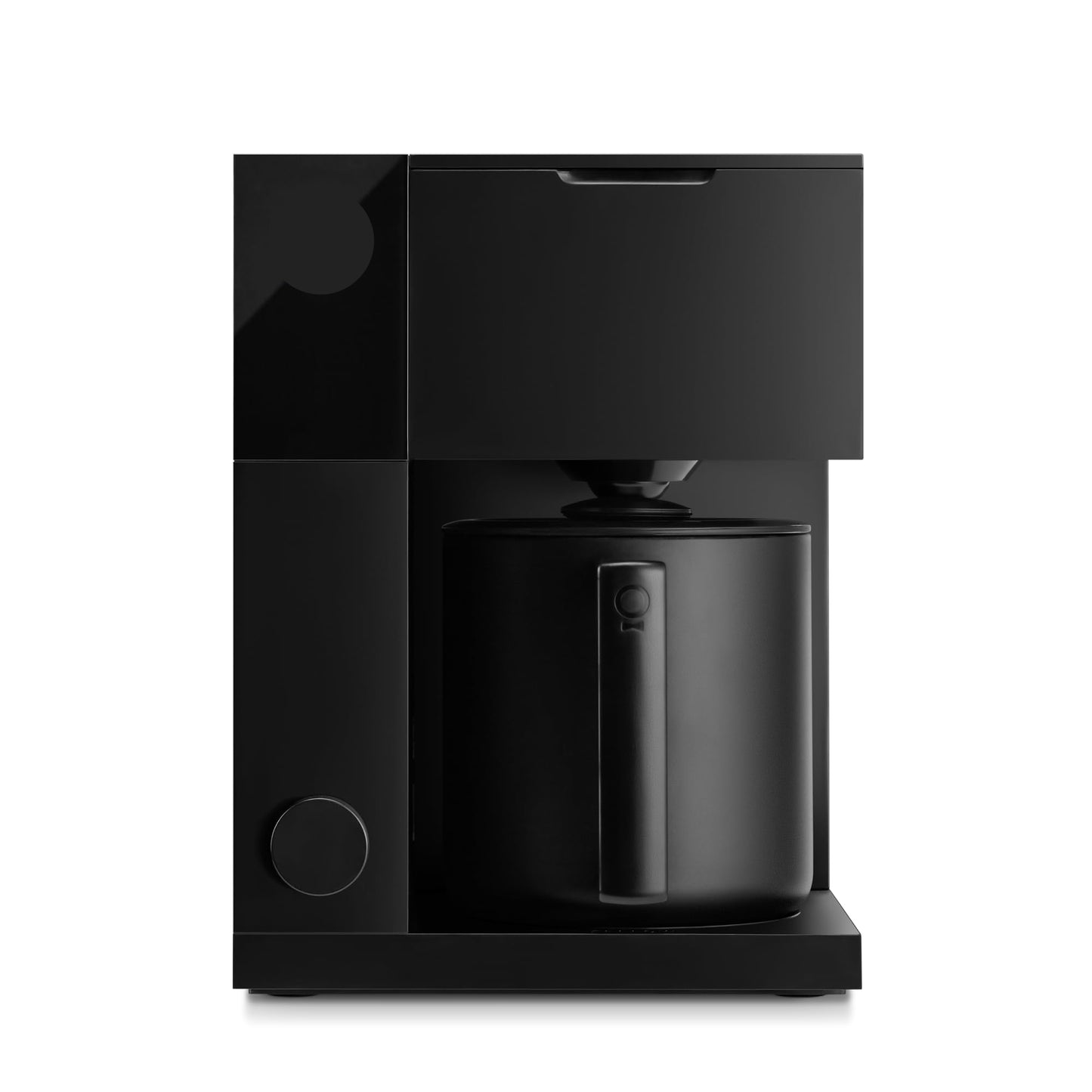 Aiden Precision Coffee Maker - 10-Cup Capacity, Built-In Brewing Guidance, Scheduling, Companion App, Removable Water Tank, Matte Black