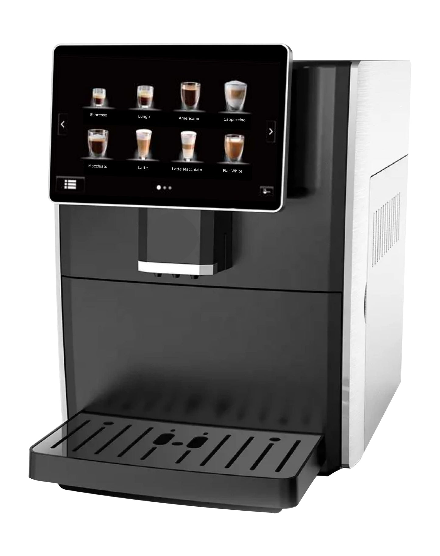 Super Automatic Espresso & Coffee Machine - Durable Automatic Espresso Machine With Grinder and Milk Frother For Latte, Cappuccino, Macchiato - 19 Coffee Recipes