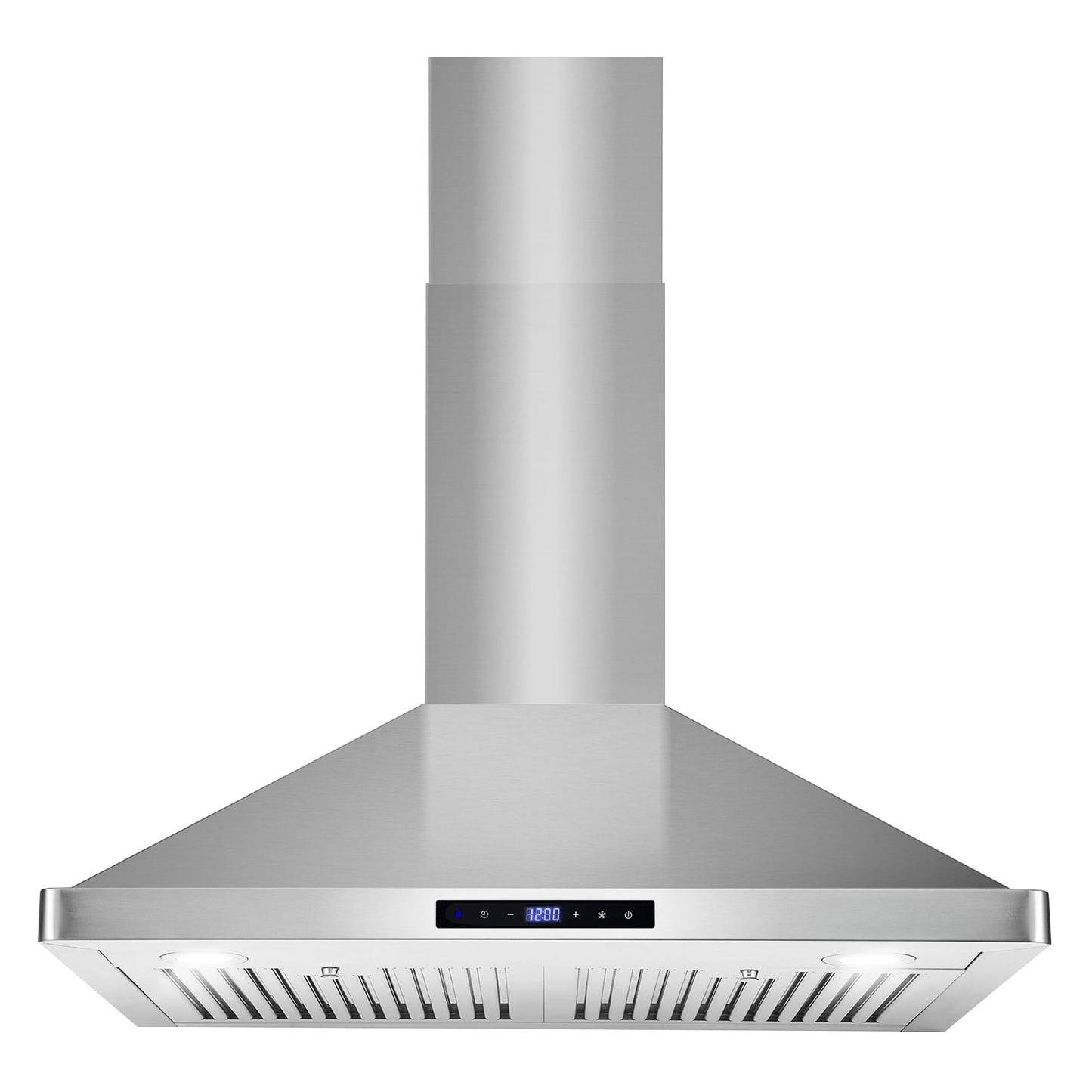 30 in. Collection 380 CFM Ducted Wall Mount Range Hood, Touch Controls, LED Lights, Stainless Steel