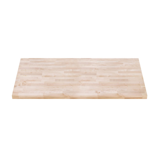 Butcher Block Table Top - 30 x 48 Maple Countertop Work Bench Top for Cabinet, Kitchen, Restaurant, Coffee, Desk, Bar Table - Optional Base Leg Units