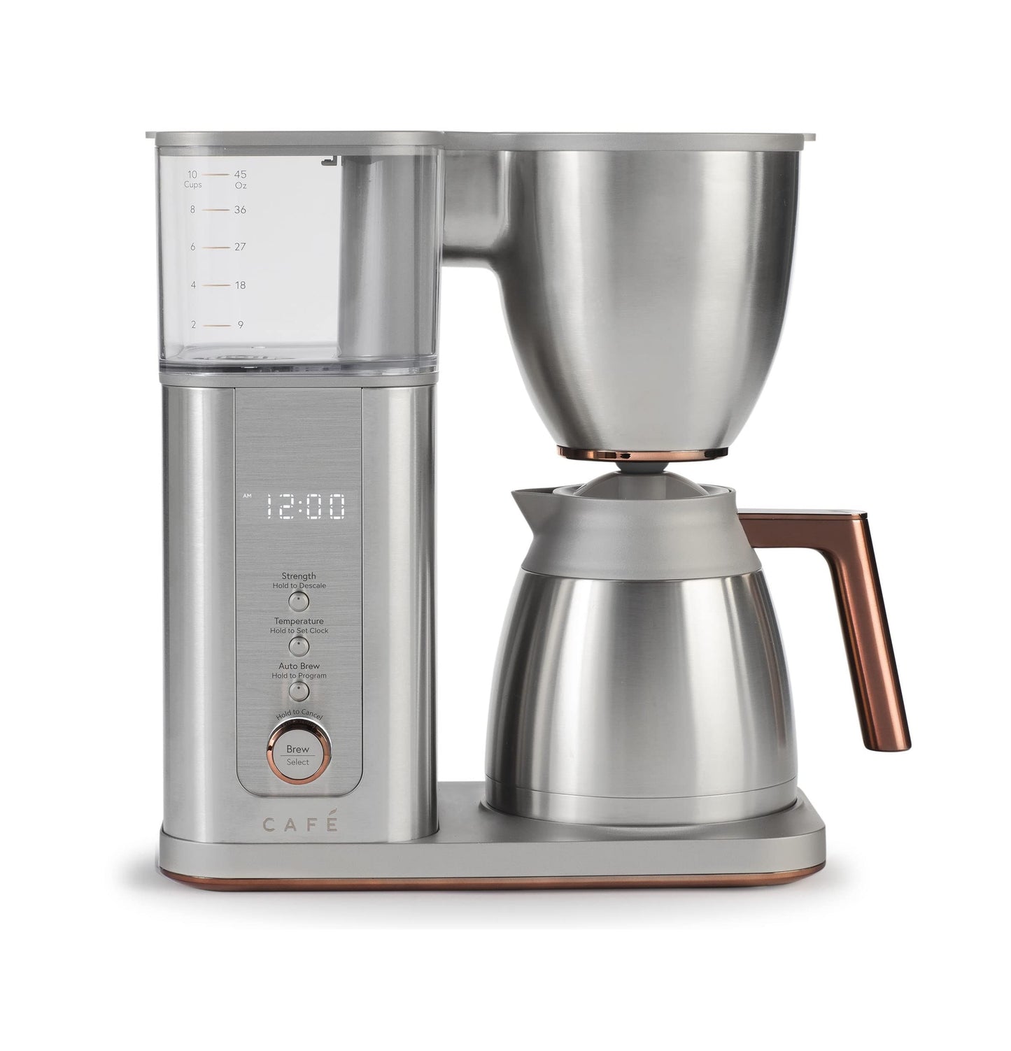 Specialty Drip Coffee Maker | 10-Cup Insulated Thermal Carafe | WiFi Enabled Voice-to-Brew Technology | Smart Home Kitchen Essentials Stainless Steel