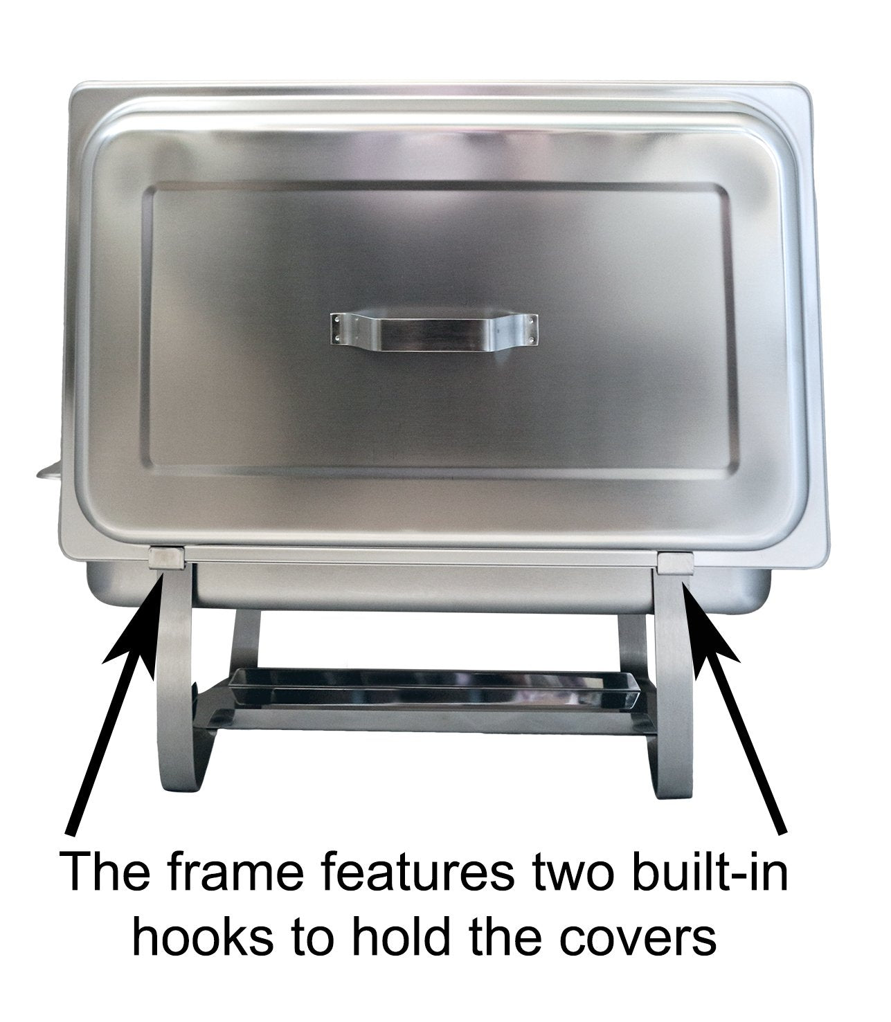 Chafing Dish Buffet Set - Chaffing Dishes Stainless Steel - 8 Chafer and Buffet Warmer Sets with Water Pan, Food Pan, Lid