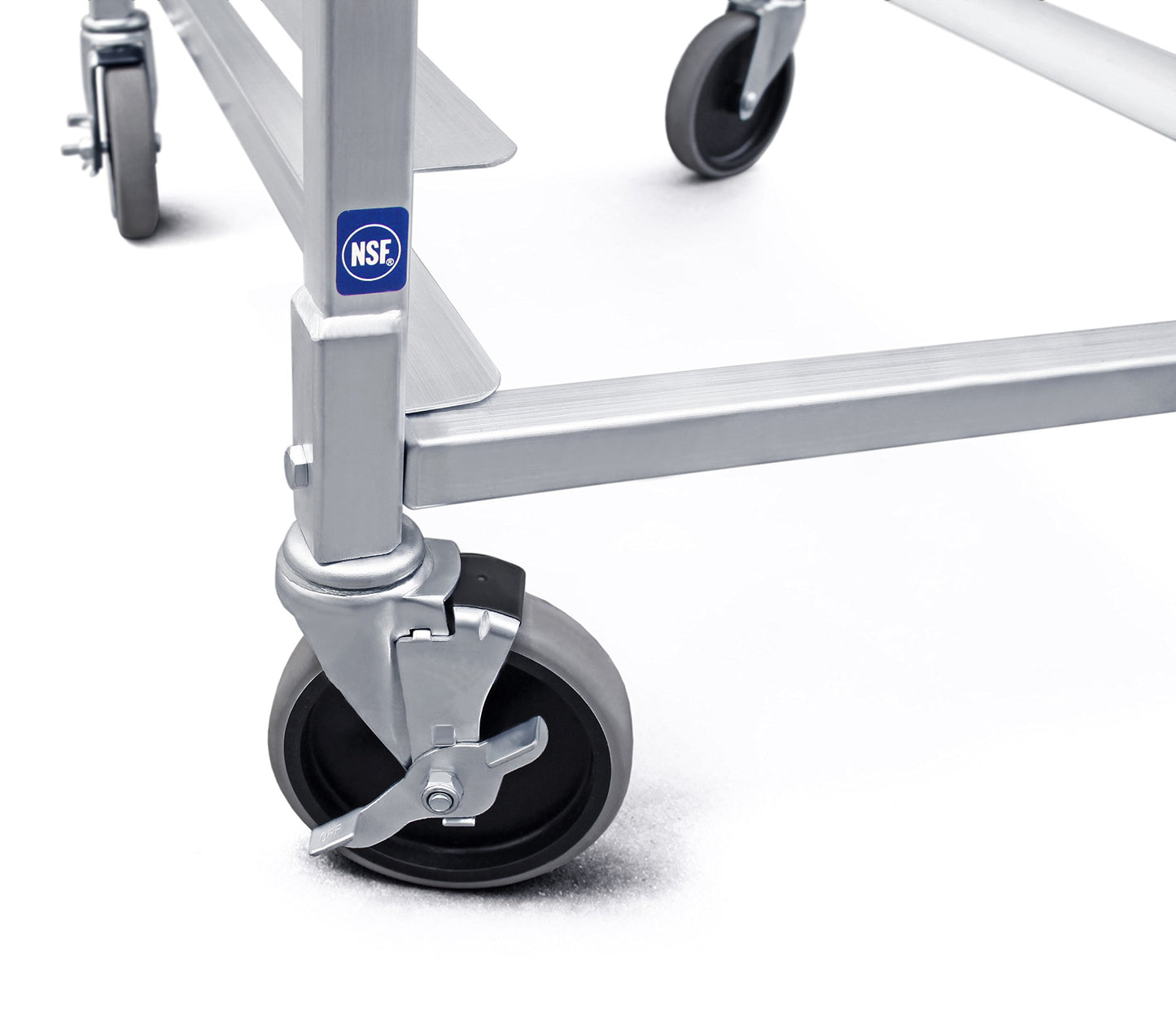 Commercial-Grade Aluminum with Brake Wheels (69" 20-Tier)