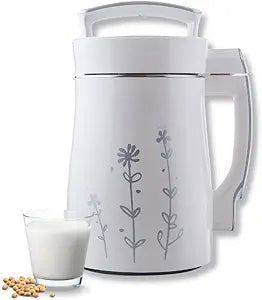 The Soy Milk Maker | Make 43 oz of Homemade Soy Milk With Less Than 7 Minutes of Work | Dedicated Soy Milk Program that Works Both With Dry and Soaked Soybeans | 304 Stainless Steel Interior